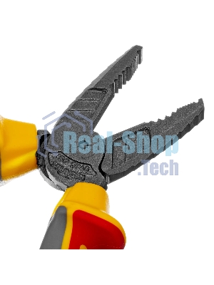 Плоскогубцы комбинированные Denzel диэлектрические трехкомпонентные рукоятки до 1000 В, 165 мм