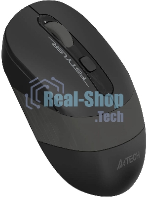Мышь беспроводная A4Tech Fstyler FG10S черный/серый, 2000 dpi, радиоканал, USB, кнопки - 4