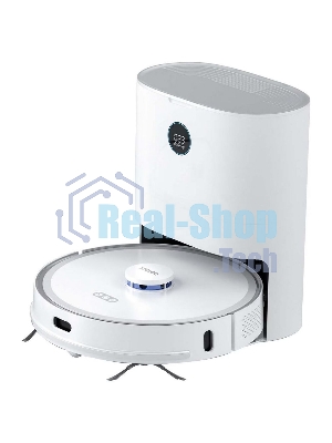 Робот-пылесос Roidmi Smart Robot Vacuum and Mop Cleaner H30Plus белый, 52 Вт, 5200 мА·ч, уборка сухая/влажная, пылесборник контейнер 0.25 л