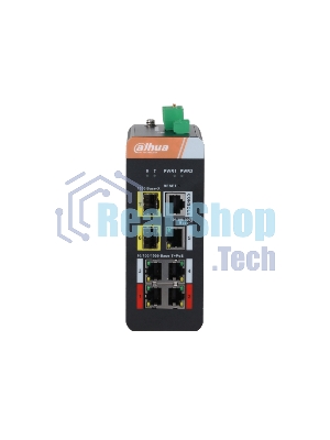 Коммутатор Dahua DH-IS4207-4GT-120 5G 2SFP 4PoE 120W неуправляемый
