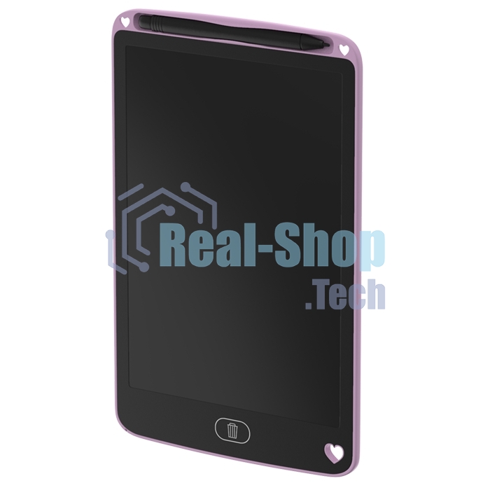 Графический планшет LCD для заметок и рисования Maxvi MGT-01 pink