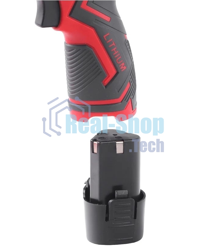 Дрель-шуруповерт аккумуляторная ПОБЕДА ДА-12П/1 Ли, 12 В, 2 Ач, аккумуляторная