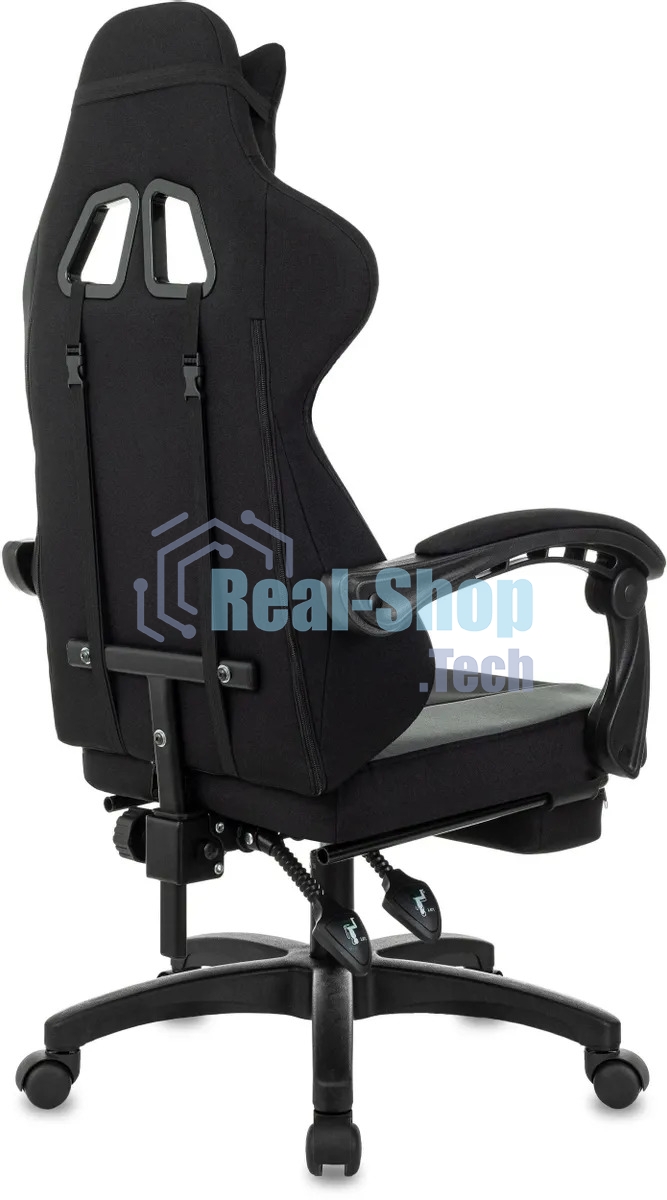 Кресло игровое Zombie Weaver черный/серый