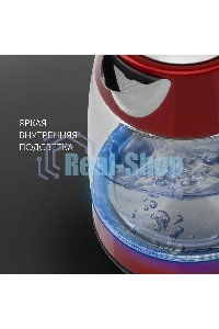 Чайник электрический Polaris PWK 1760CGL 1.7 л, 2150 Вт, красный