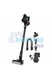 Пылесос вертикальный Gorenje SVC216FMLBKII черный, питание от аккумулятора, 121 Вт, уборка сухая, пылесборник 0.5 л, работа от АКБ max - 45 мин