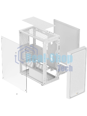 Компьютерный корпус Ocypus Gaммa C50 без БП белый (Gaммa-C50-WHG000XX-GL)