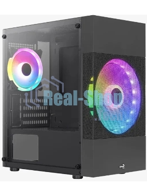 Компьютерный корпус Aerocool/Formula Atomic Lite-G-BK-v2 черный без БП mATX 1x120мм 2xUSB2.0 1xUSB3.0 audio