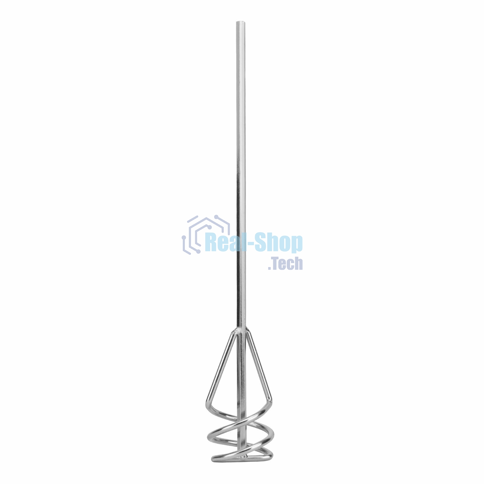 Миксер Сибртех из оцинкованной стали, D 60 мм, L 400 мм,д ля красок и штукатурных смесей