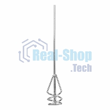 Миксер Сибртех из оцинкованной стали, D 60 мм, L 400 мм,д ля красок и штукатурных смесей