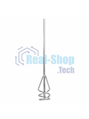 Миксер Сибртех из оцинкованной стали, D 60 мм, L 400 мм,д ля красок и штукатурных смесей