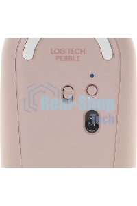 Мышь беспроводная Logitech Pebble M350 розовый, 1000 dpi, радиоканал, Bluetooth, USB, кнопки - 3