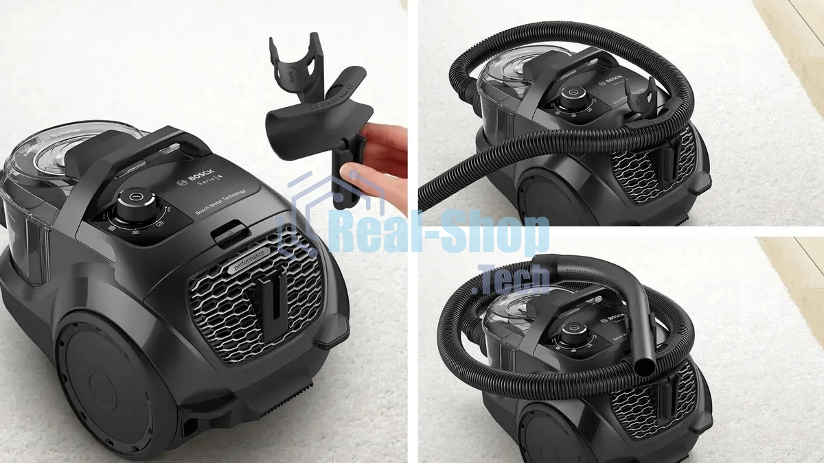 Пылесос Bosch BGC21X300 черный, 190/550 Вт, уборка сухая, пылесборник контейнер 2 л