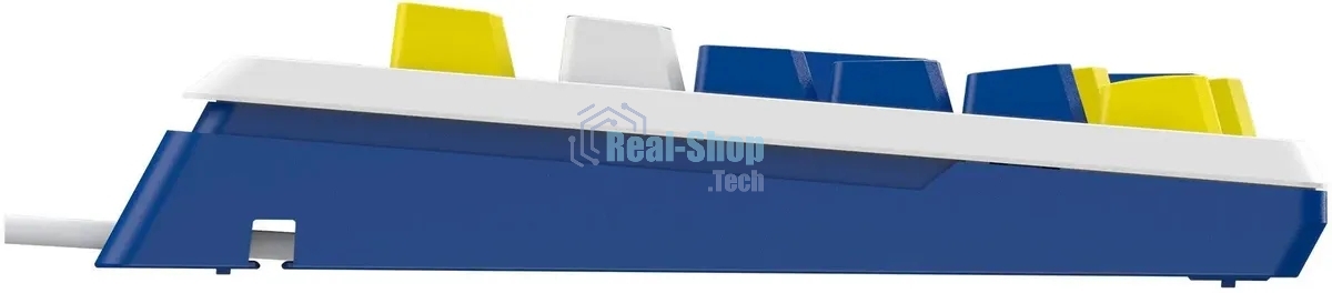 Клавиатура проводная A4Tech Bloody B950 USB синий/белый