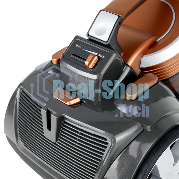 Пылесос Centek CT-2543 серый/бронзовый, 450/2400 Вт, уборка сухая, пылесборник контейнер, 3 л