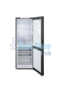 Холодильник Бирюса B-W6133 графит двухкамерный 210/100 л морозилка снизу, аавтоматическое оттаивание