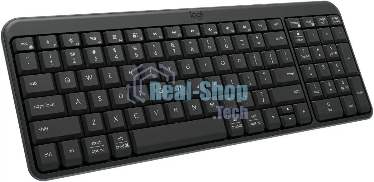 Клавиатура Logitech K250 беспроводная, Bluetooth, серый