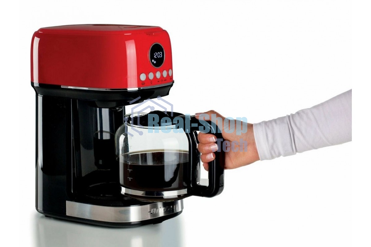 Кофеварка капельная Ariete 00M139600AR0 красный, молотый, 1,5 л. 900 Вт