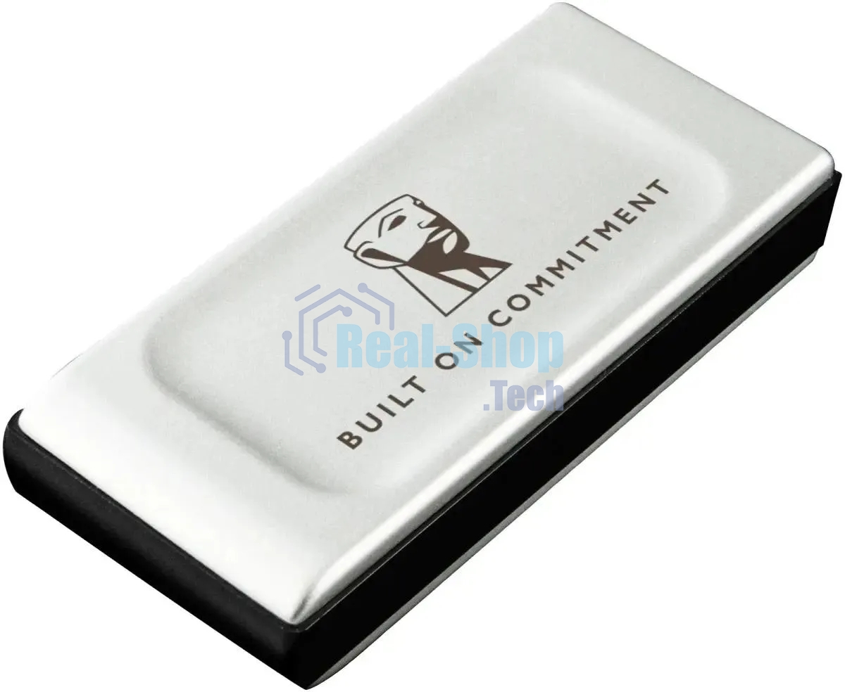 Внешний SSD Kingston XS2000, 1TB, USB 3.2 Gen 2x2 Type-C, R/W 2000/2000, серебристый