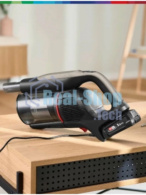Пылесос вертикальный Bosch BCS931GAC серый, питание от аккумулятора, 2200 Вт, уборка сухая, пылесборник 0.4 л