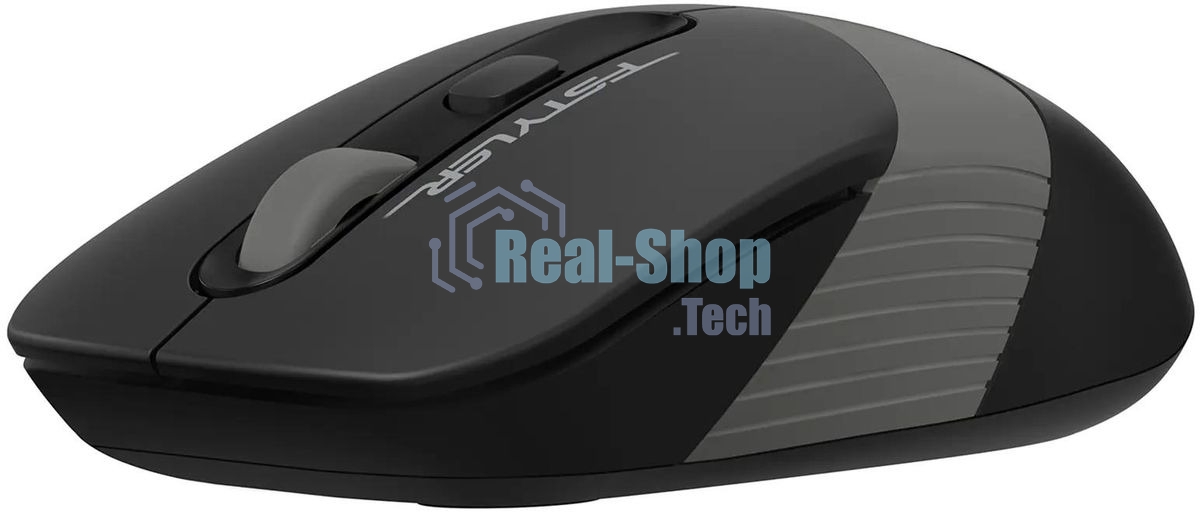 Мышь беспроводная A4Tech Fstyler FG10S черный/серый, 2000 dpi, радиоканал, USB, кнопки - 4