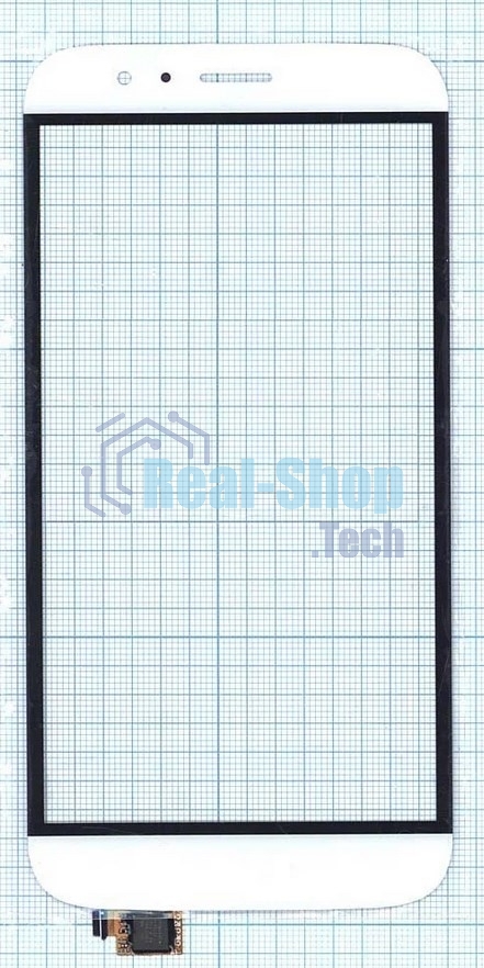 Сенсорное стекло (тачскрин) для Huawei G7 Plus, белое