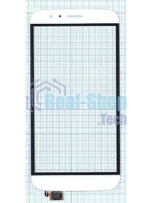 Сенсорное стекло (тачскрин) для Huawei G7 Plus, белое