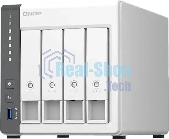 Сетевое хранилище NAS Qnap D4 (REV. C) 4-bay настольный Cortex-A55 RK3568B2