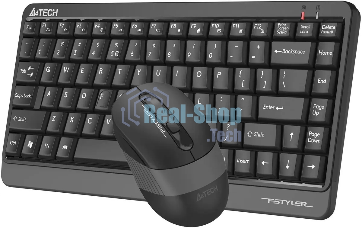 Комплект клавиатура + мышь A4Tech Fstyler FGS1110Q клав:черный/серый мышь:черный/серый USB беспроводная Multimedia