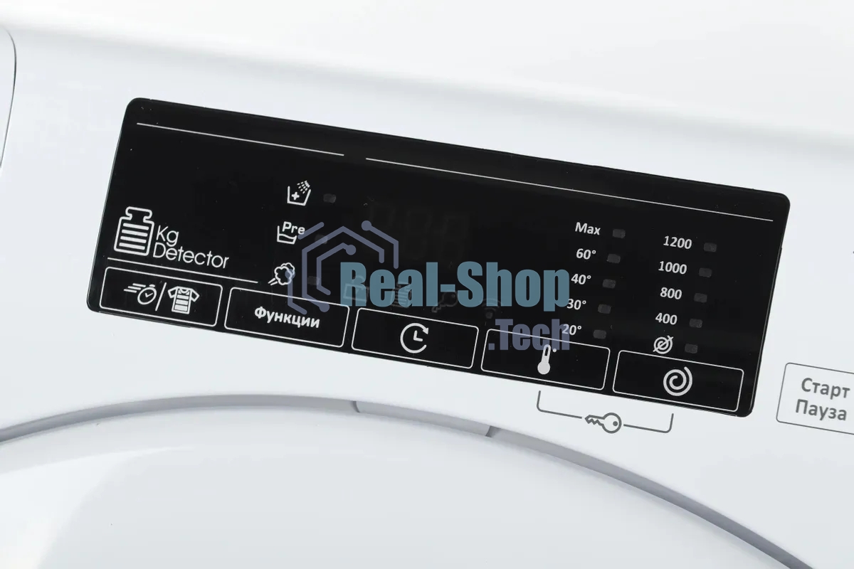 Стиральная машина Candy Smart Pro CSO 129T3/1-07 белый, загрузка фронтальная 9 кг, 1200 об/мин., класс: А