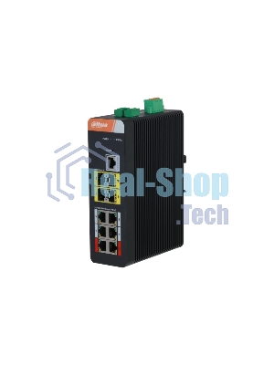 Коммутатор Dahua DH-IS4410-6GT-120 6G 4SFP 6PoE 120W управляемый
