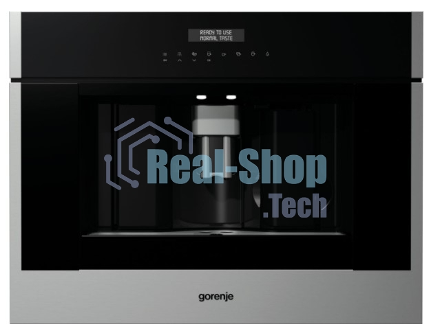 Кофемашина встраиваемая Gorenje CMA9200UX нержавеющая сталь/черный, исп. кофе - зерновой/молотый, 1.8 л, 1350 Вт, 15 бар