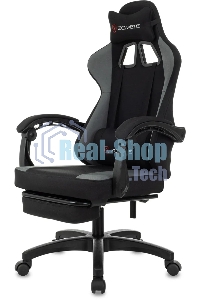 Кресло игровое Zombie Weaver черный/серый