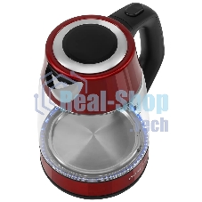 Чайник электрический Polaris PWK 1760CGL 1.7 л, 2150 Вт, красный