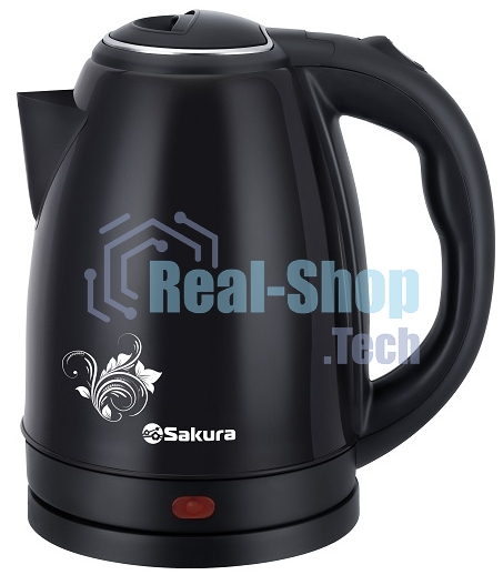 Чайник электрический Sakura SA-2134BK 1,8 л, 1800 Вт, черный