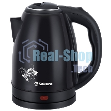 Чайник электрический Sakura SA-2134BK 1,8 л, 1800 Вт, черный