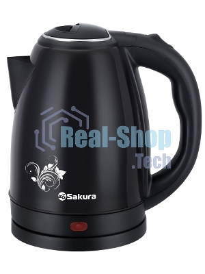Чайник электрический Sakura SA-2134BK 1,8 л, 1800 Вт, черный