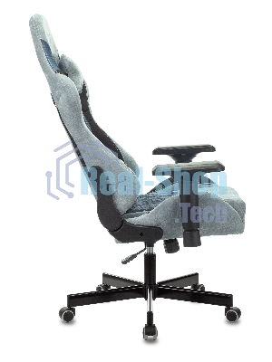 Кресло Бюрократ VIKING 7 KNIGHT BL FABRIC синий, ткань, 120 кг, механизм качания