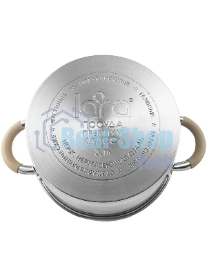 Кастрюля LARA LR02-342 Берлин 3,1 л 20x11 см нержавеющая сталь, с крышкой
