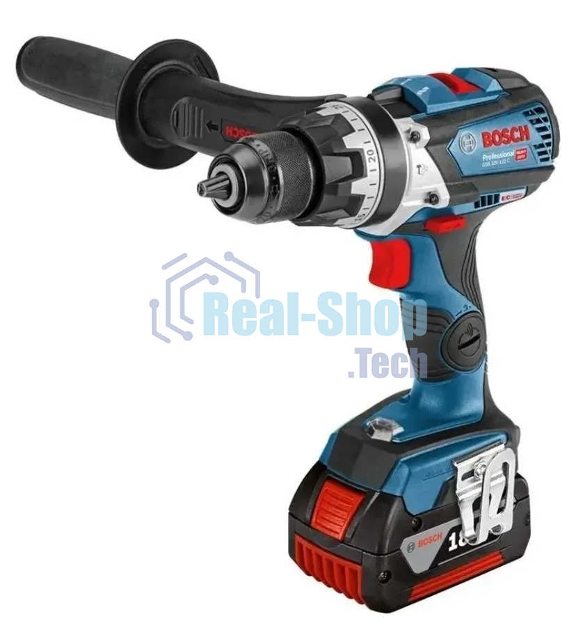 Дрель-шуруповерт Bosch GSR 18V-110 C, 18 В, 5 Ач, 110 Нм, бесщеточный