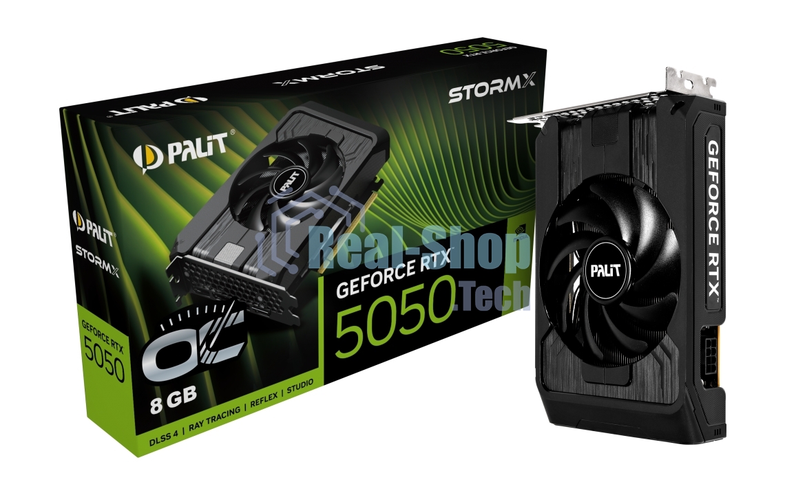 Видеокарта Palit PCIE16 RTX 5050 8Gb PA-RTX 5050 STORMX OC 8Gb