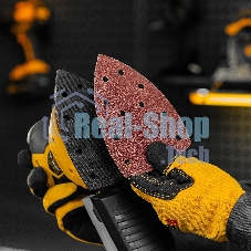 Треугольник абразивный Denzel на ворc. подложке под 