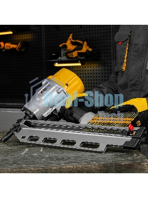 Гвозди Denzel для пнев. нейлера (крашен.), длина - 90 мм, диам. - 3,05 мм, 2000 шт.