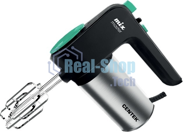 Миксер Centek CT-1123 (черный/сталь)