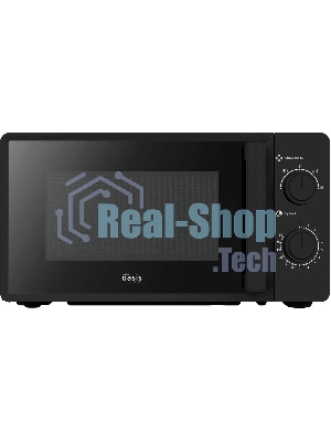 Микроволновая печь OASIS MW-70RB черный, 20 л, 700 Вт, переключатели — поворотный механизм