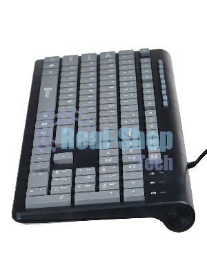 Клавиатура Oklick 480M проводная, USB, черный/серый