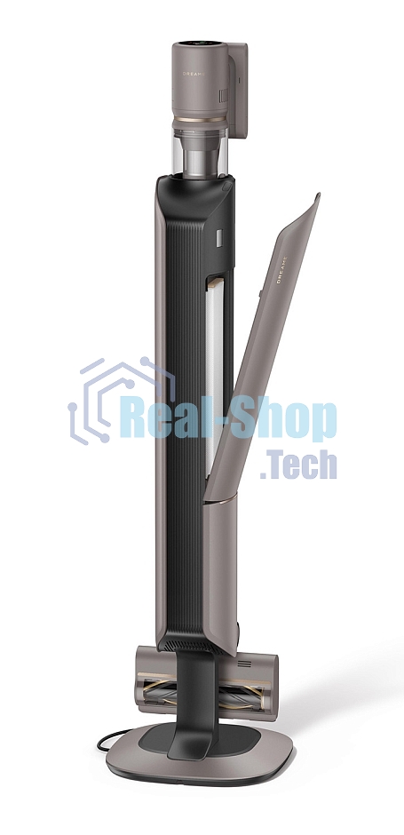 Пылесос вертикальный Dreame VPV17A Cordless Stick Vacuum Vortech Z10 Station серый, питание от аккумулятора, 150 Вт, уборка сухая, пылесборник 0.5 л, работа от АКБ max - 65 мин