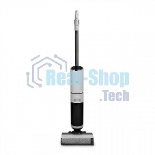 Пылесос вертикальный BQ VCA1002W белый/черный, питание от аккумулятора, 30 Вт, уборка влажная/сухая, пылесборник 0.75 л, бак для жидкости 0.85 л, работа от АКБ max 45 мин