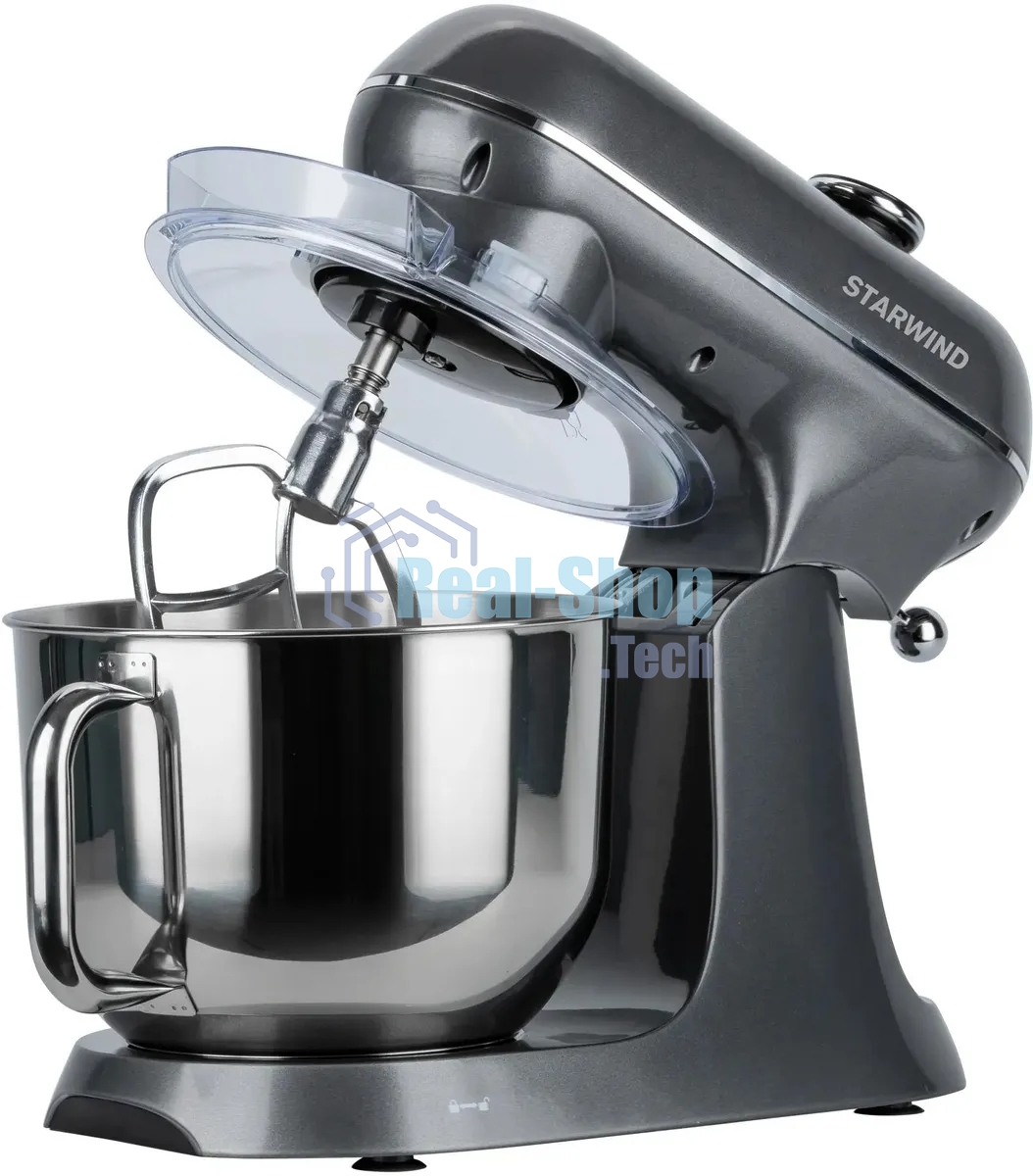 Миксер планетарный Starwind SPM4171 1200Вт серебристый