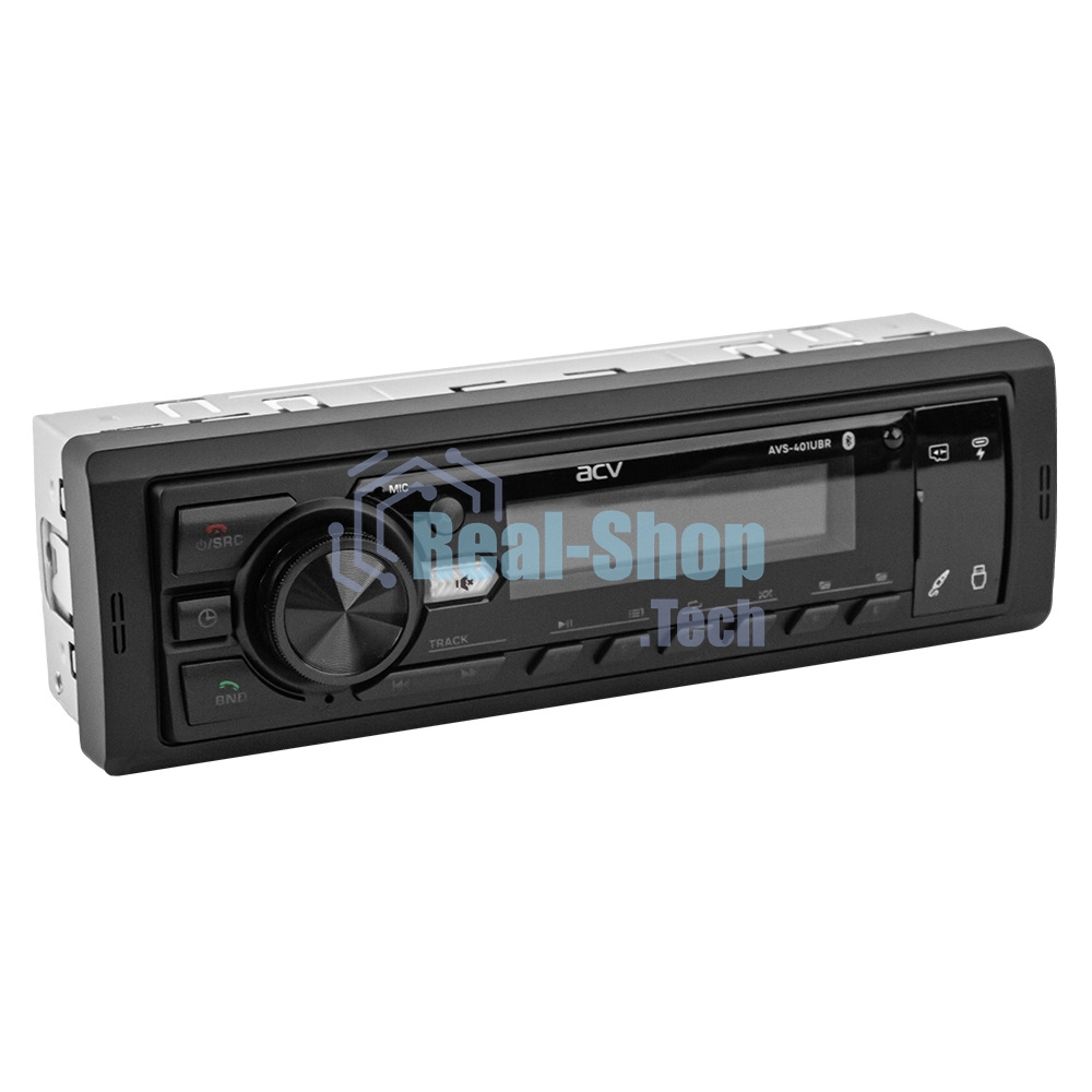 Автомагнитола ACV AVS-401UBR, 1 DIN, Bluetooth, USB Type-A, AUX
