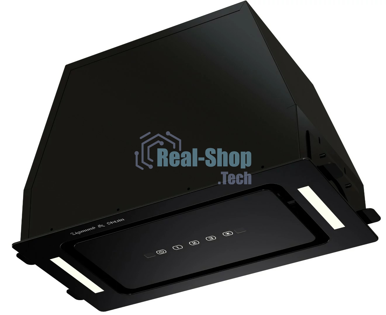 Вытяжка встраиваемая Zigmund & Shtain K 014.5 B черный, 52 см, 1100 куб. м/ч, 62 дБ
